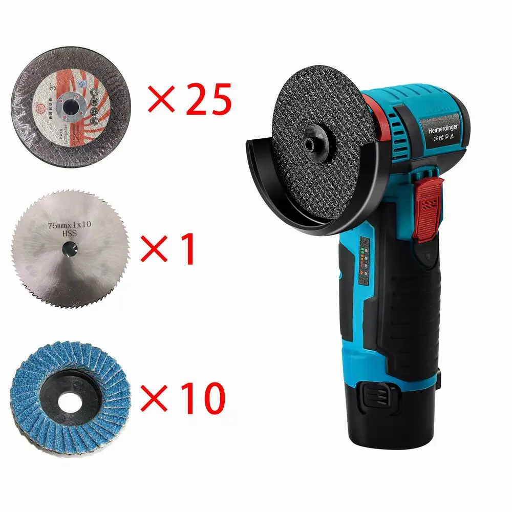 Mini 12 Volt. brushless cordless angle grinder mini cutter with saw blade -  AliExpress Tools