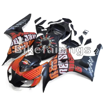 

Motorcycle Full Fairing Kit For Honda CBR1000RR 2006 2007 CBR 1000 RR 06 07 ABS Plastic Injection Carenes - Matte Orange Black