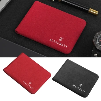 

Card Package for Maserati Logo Levante Ghibli Quattroporte Gran Turismo Gransport Accessories Car License Bag Credit Card Holder