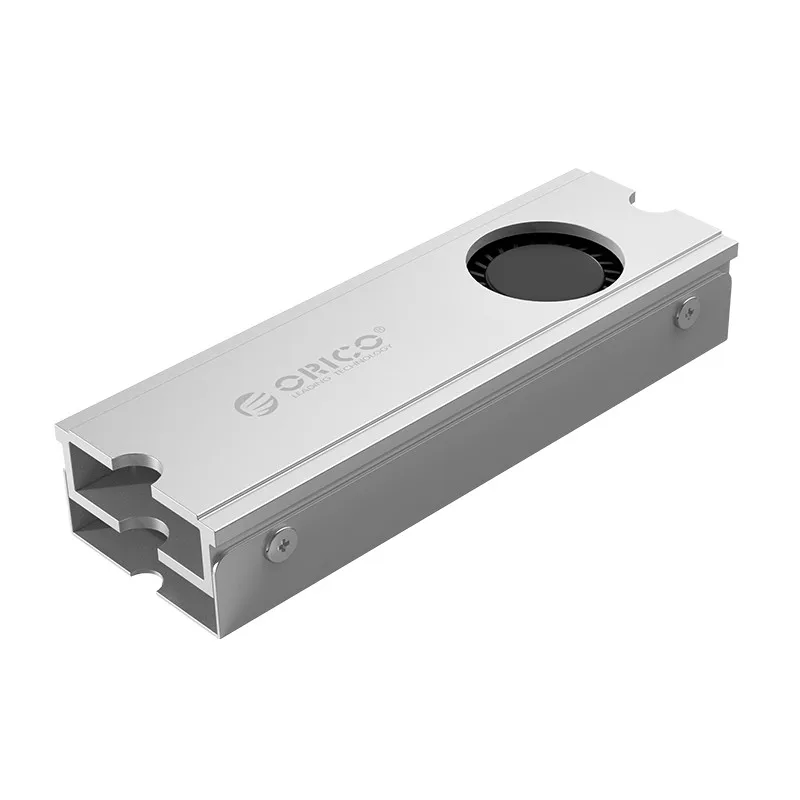 ORICO Alumium теплоотвод с 50 см SATA 15Pin 5 в кабель питания для M.2 NGFF PCI-E NVME SSD Охлаждающий радиатор - Цвет лезвия: Silver