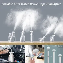 Мини Портативная крышка бутылки для воды паровой увлажнитель воздуха с USB горелки для благовоний искусство природа домашний декор