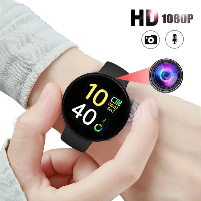 Новинка HD 1080P камера часы умный Ремешок Браслет носимый вращающаяся Запись