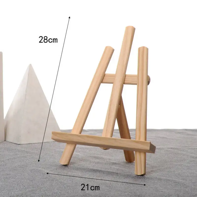 Деревянный Мини-стол для рисования детский мольберт для Художника Деревянный свадебный стол палубный стенд может быть настроен размер цвет