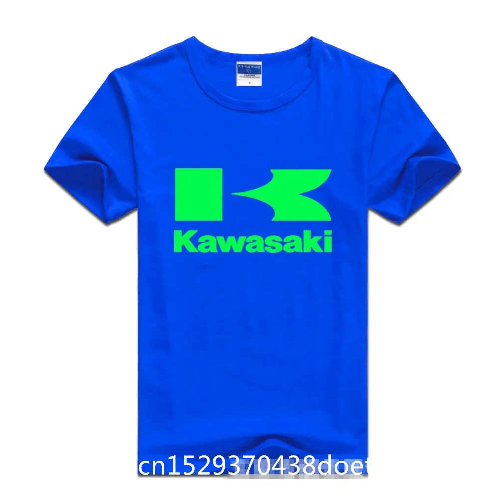 Новая классическая спортивная футболка для мотоциклиста Kawasaki 1 футболка модная мужская футболка для мотоциклиста TP - Цвет: Бежевый