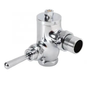 

Flush Water G1in Right Angle Hand Pressing Type Urinal Flush Valve Corner Flushing Valve for Toilet Use autonatic Flush