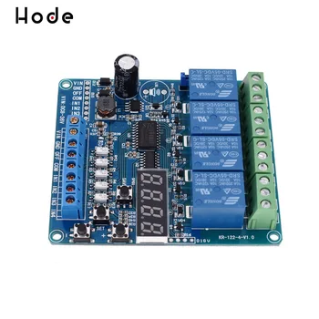 

8-36V 4-channel Multifunction Time Delay Relay Board Module Optocoupler LED