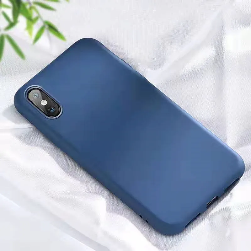 lan Мягкий жидкий силиконовый чехол для iPhone 11 Pro XS MAX XR X, полное покрытие, карамельный цвет, парный чехол s для iPhone 7 Plus, 6, 6 S, 8 Plus, чехол - Цвет: lan