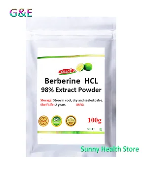 

High Quality,98% Berberine HCL Extract Powder，Berberis， Control Blood Sugar,Free Shipping