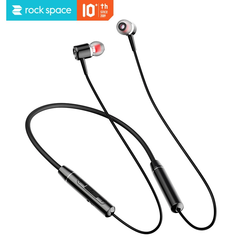 Rock space neckband wireless bluetooth 