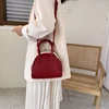 New Fashion Vintage Leech PU Leather Kiss Lock Shell Bag Bags Women Shoulder Crossbody Bag Tote Hand Women's Handbags ► Photo 1/6