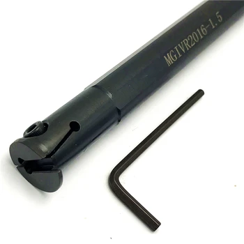 

MGIVR2016-1.5 MGIVR2016-2 MGIVR2016-3 MGIVR2016-4 CNC Lathe Internal Cutting-off Toolholders Groove Cutter Inner Hole