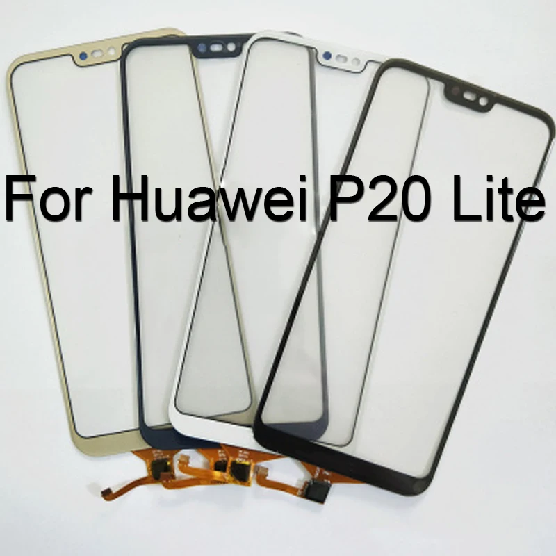 Для huawei P20 Lite Сенсорная панель экран дигитайзер стекло сенсор сенсорный экран сенсорная панель с шлейфом Замена huawei p20lite