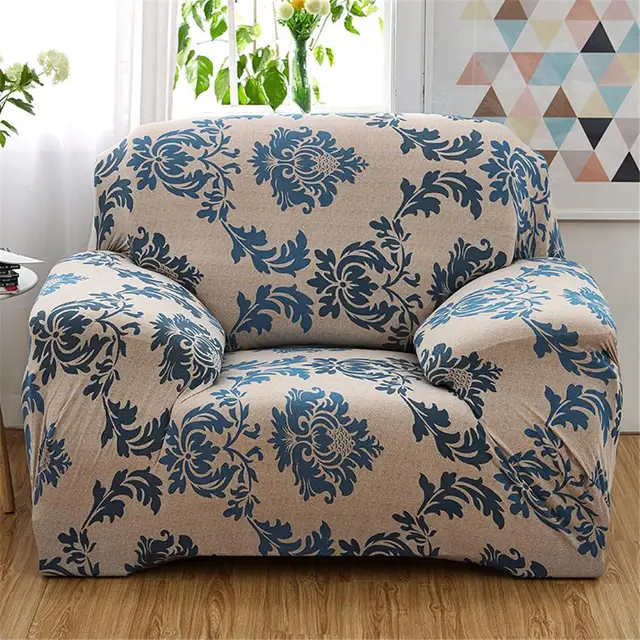 Sofa Cover Antiskid Spandex Stretch Elastic Whole With Sofa Cover Antiskid Spandex Stretch