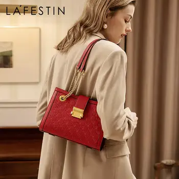 

LAFESTIN 2020 Early Spring New Women Bag Designer handbags Fashion large capacity shoulder bag Brand exclusive custom pattern