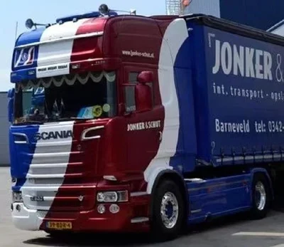 Тяжелый тректрактор GCD Qihui 1:64 Scania S730 модель автомобиля из смолы подарок на день