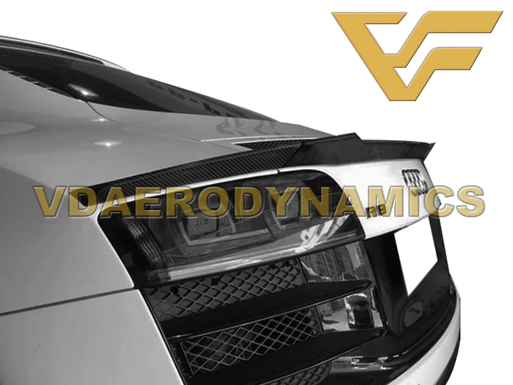 Подходит для 07-15 Audi R8 V8 V10 VAD-T углеродного волокна спойлер на задний багажник, крыло крышке багажника