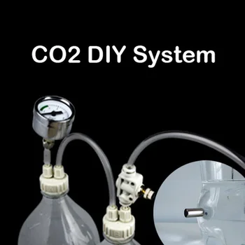 

CO2 DIY system check valve bubble counter Aquarium water plant fish tank cylinder CO2 atomizer diffuser