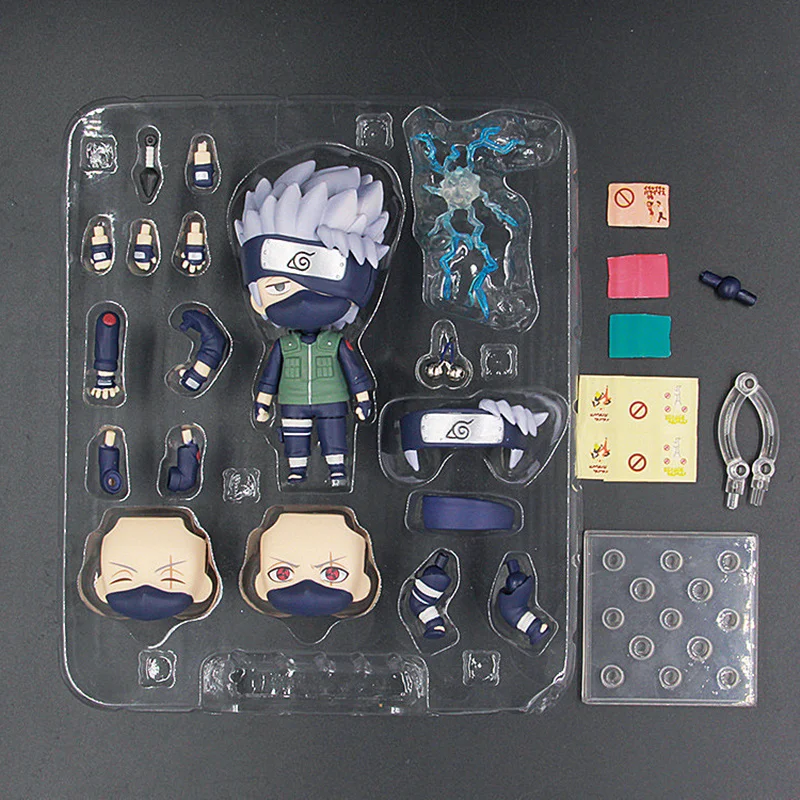 

Q Anime Naruto Shippuden Figure Hatake Kakashi Figurine Change Face Body Kakashi Action Figures Collection Model Toys Doll Gifts