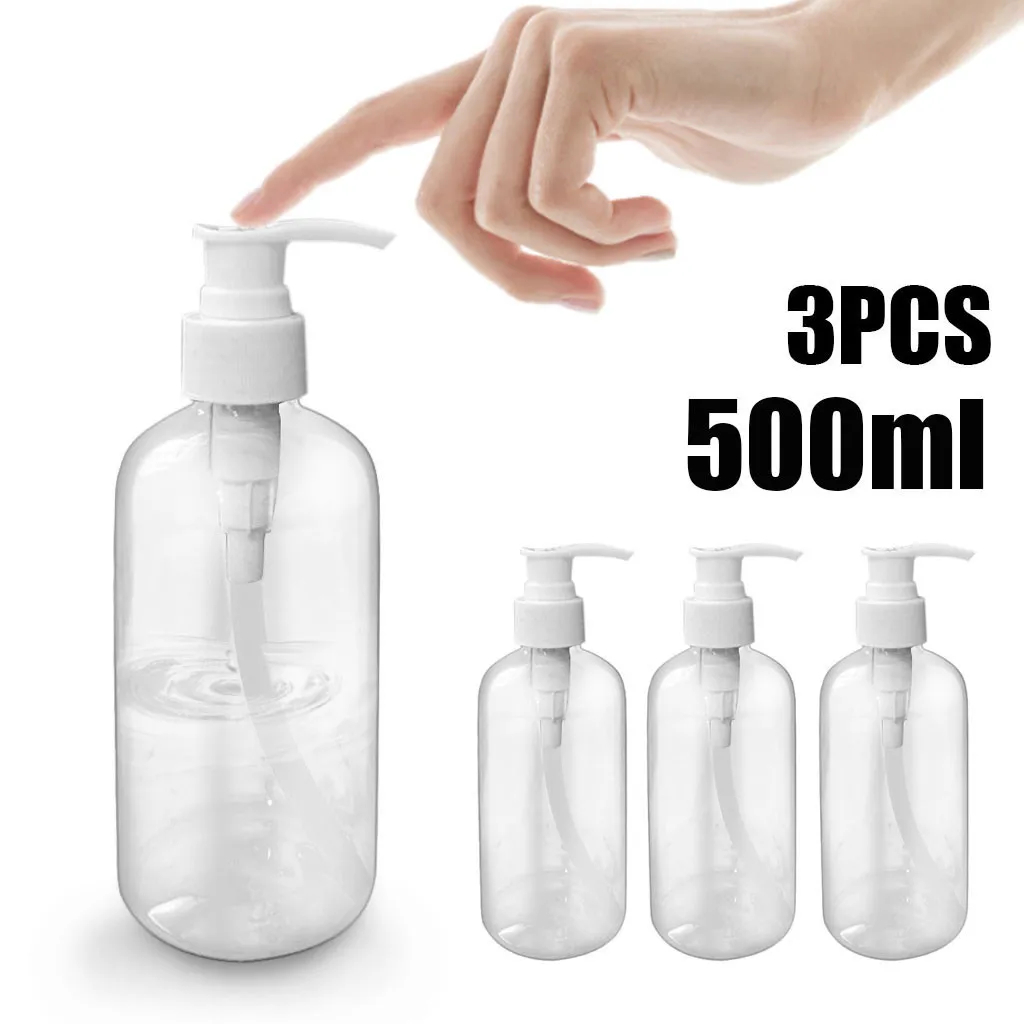 

500ml Soap dispenser Bath Press, Shampoo,Refillable Shampoo Bottles Foam Bottles Conditioner Empty Bottle Container,Shower Gel
