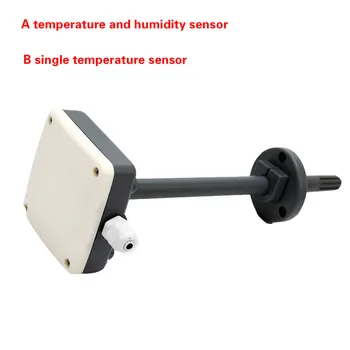 

duct temperature and humidity transmitter sensor 4-20mA pipeline type 0-5V 0- 10V RS485 output Temperature Humidity Transmitter