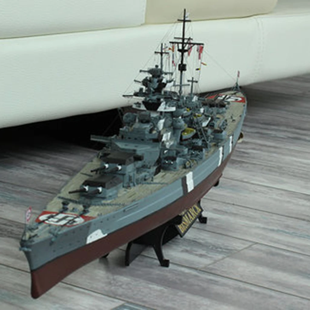 1/700 Scale German Bismarck Model DIY Modle Kits Kids Toy Gift | Игрушки и хобби