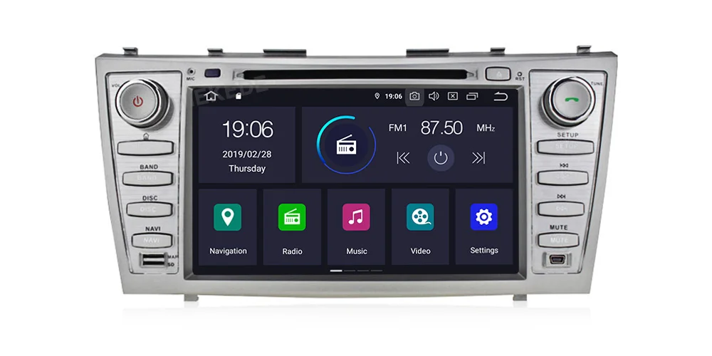 Best PX5 Android 9.0 Car Multimedia Player 2 din car radio for toyota camry 2007 2008 2009-2011with navigation car stereo head unit 9