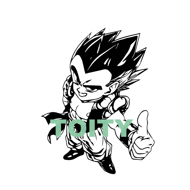 29 дизайнов Dragon Ball Z Broly Goku Vegeta Saiyan виниловая наклейка на стену Gotenks наклейка Whis Beerus Frieza аниме Декор