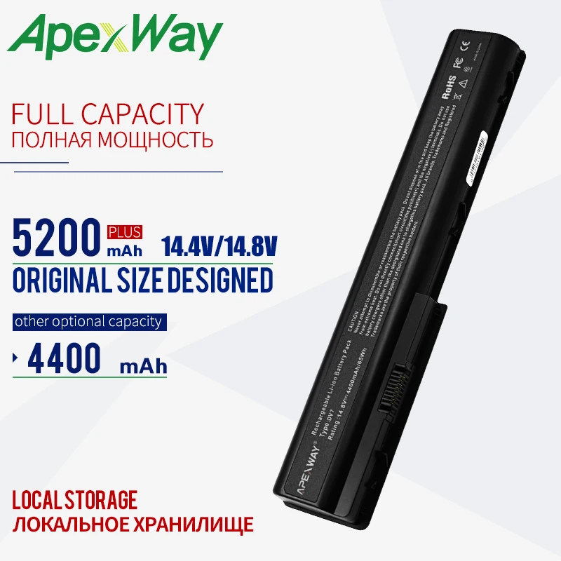 

ApexWay 11.1v Battery For HP Pavilion DV7 DV8 HSTNN-DB74 HSTNN-DB75 HSTNN-IB74 HSTNN-IB75 HSTNN-OB75 HSTNN-XB75 480385-001