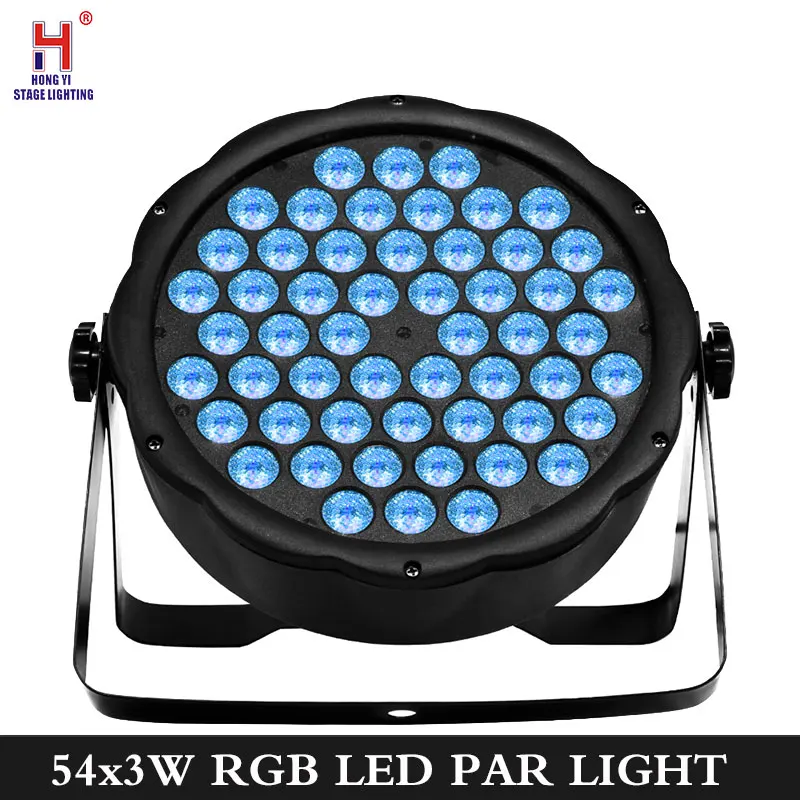 54X3W RGB Светодиодный светильник 54x 3W RGBW с эффектом луча, светильник для дискотеки, DMX, профессиональный светодиодный светильник для сцены, Par, вечерние, для шоу, DJ, бар, Par, светодиодный светильник - Цвет: 54X3W RGB
