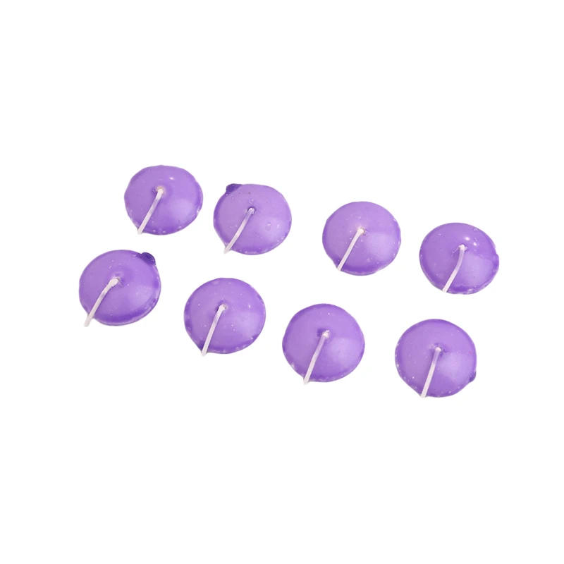 Purple 10 шт./компл. партии ароматические свечи плавающие свечи воск романтическая одежда для свадьбы, дня рождения украшения Творческий Рождественский подарок велаш - Цвет: Purple