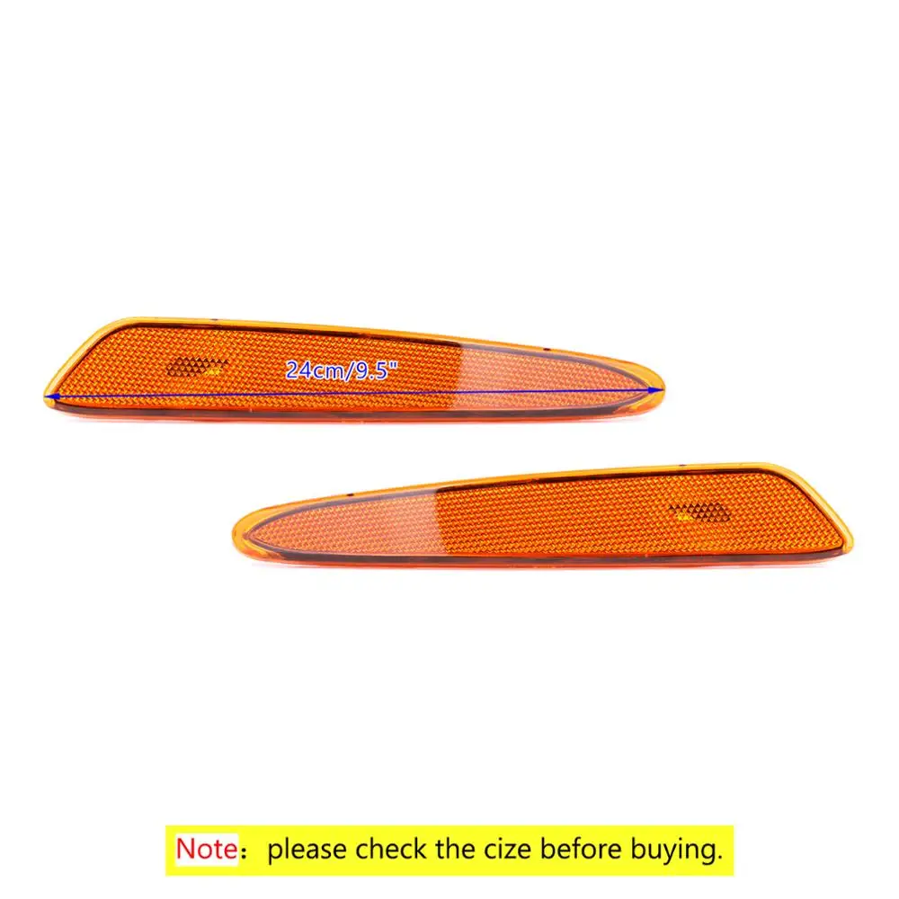Areyourshop 1 пара передний бампер боковая подсветка маркера КРЫШКА ДЛЯ Chevy Z06 2006-2013 подсветка крышки автозапчасти