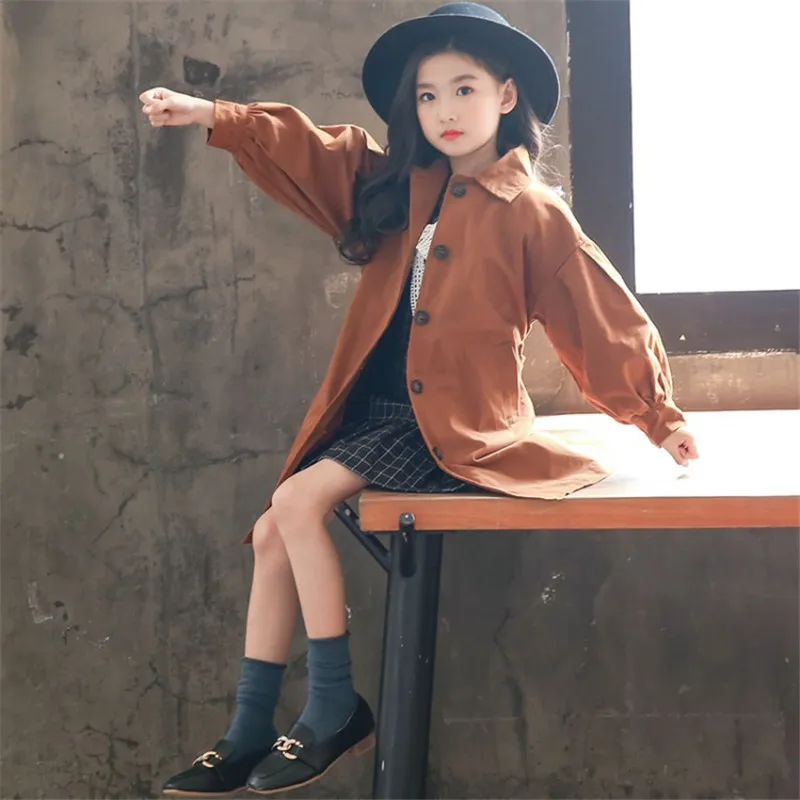 Outerwear& Coats Jackets Long Sleeve Corduroy Solid Oversize Jacket Windbreaker Girl Coats And Jackets