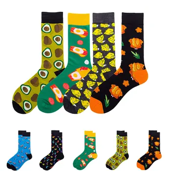 

Man Women Socks Cotton Socks Novelty Casual Dressing Color Socks Cool Colorful Fancy Casual Cotton Socks