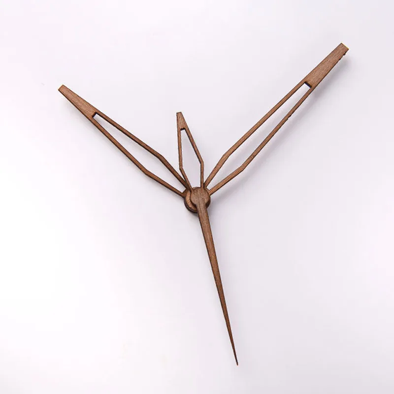

DIY Wall Clock Parts Solid Wood Creative Classic 3D Repair Accessories Wood Clock Hands Unique Repair Tools Clocks Pointer