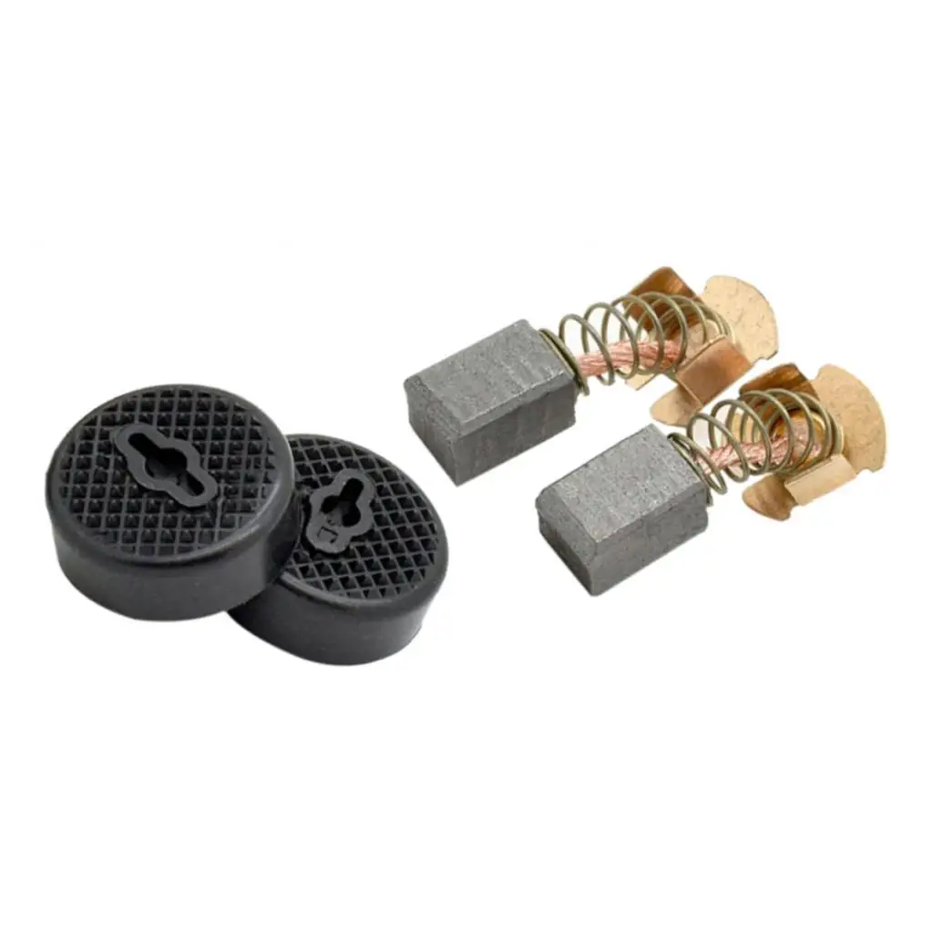 Carbon Brushes+Cover For DPJ180Z BUC122RFE BPJ140Z 6343DWDE 6347D DGA452R