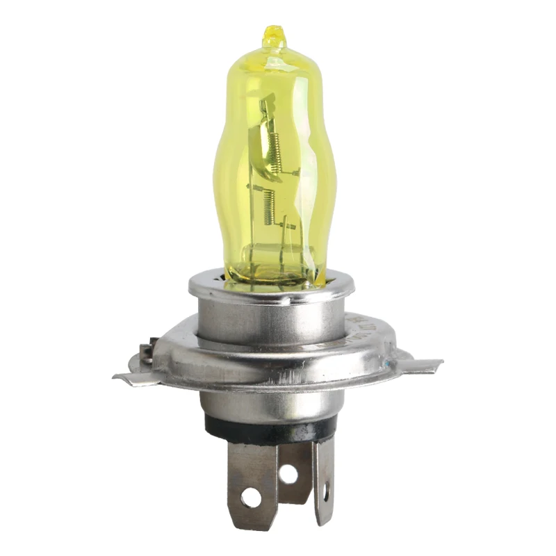 

1 pair H4 100W 12V Halogen yellow Car Light High Power Headlight Lamp Headlights Bulbs Source car accessories