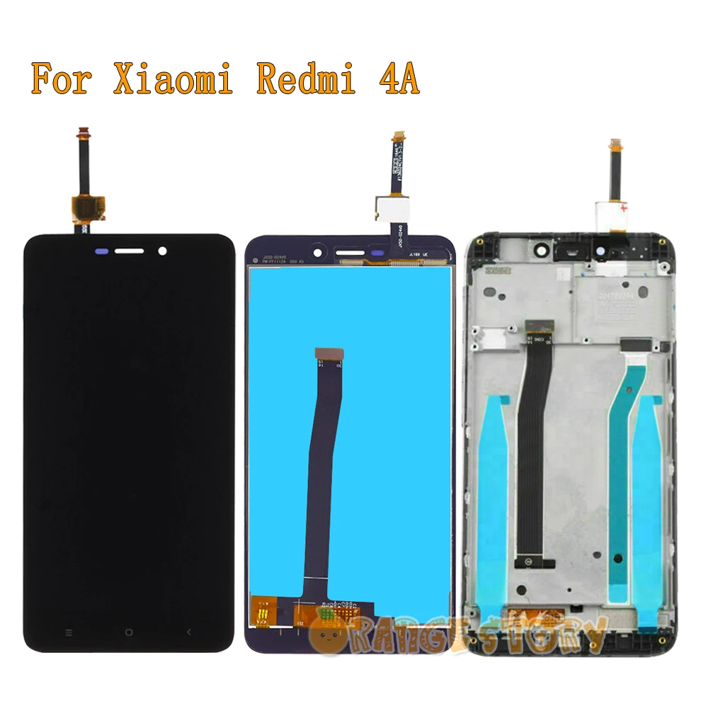 Сенсорный монитор ЖК дисплей для Xiaomi Redmi 4A экран дигитайзер стекло сборка Рамка