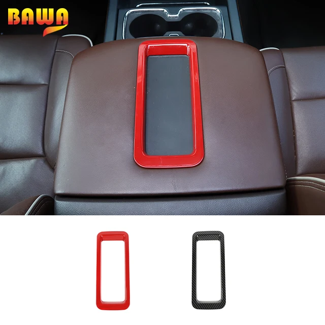 $US $41.30 BAWA Interior Mouldings Chevy Silverado Armrest Box Storage Box Decorative Ring for Chevrolet Silverado 2014-2018 Car Accessorie