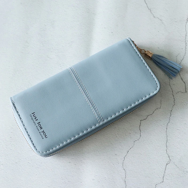 Кошелек женский длинный корейский стиль прилива личности небольшой свежий простой студенческий милый тонкий кошелек для монет