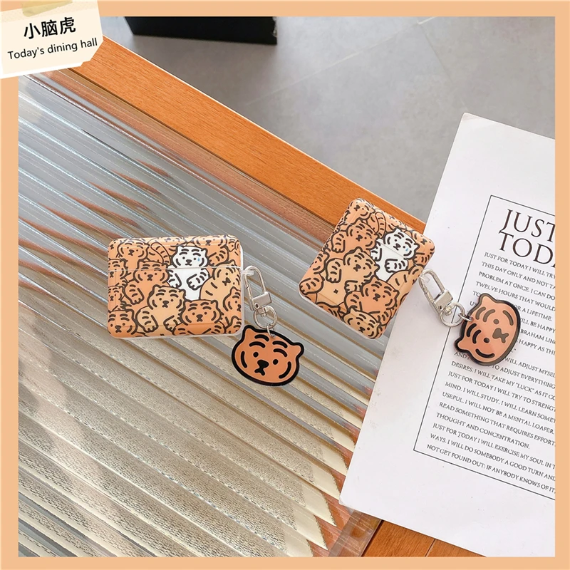 Мягкий силиконовый чехол для Apple Airpods 1 2 Pro с забавными мультяшными животными