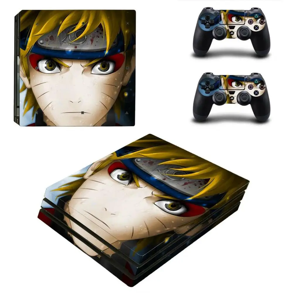 YSP4P-0128 Аниме Наруто PS4 Pro наклейка s Play station 4 кожа Наклейка Обложка для playstation 4 PS4 Pro консоль и контроллер Скины Виниловые - Цвет: YSP4P-0128
