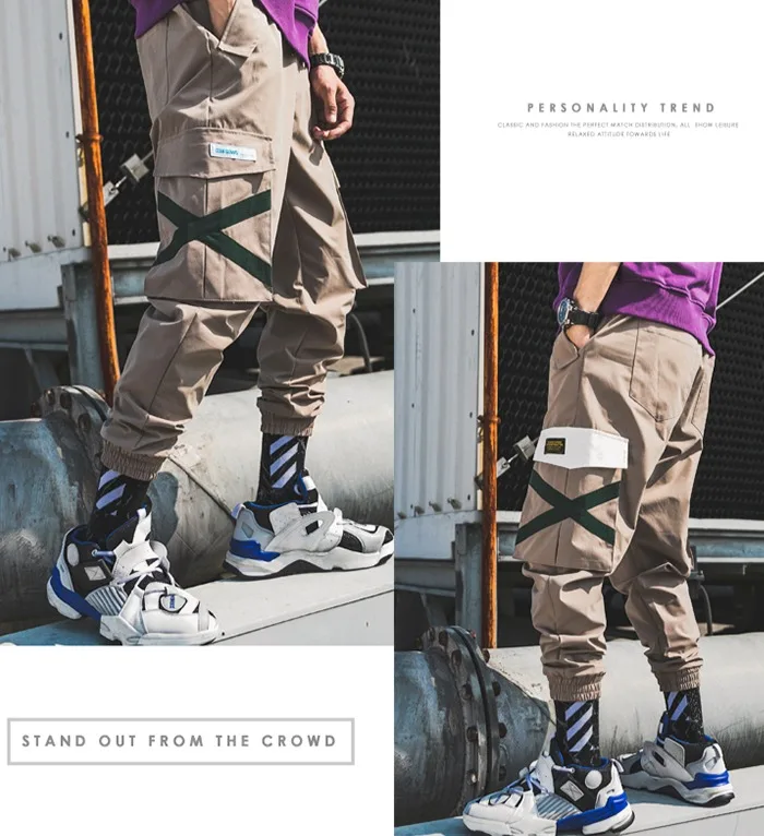 April MOMO Cross Joggers брюки мужские s хип хоп походные Мужские штаны карманы спортивные брюки комбинезоны одежда плюс размер