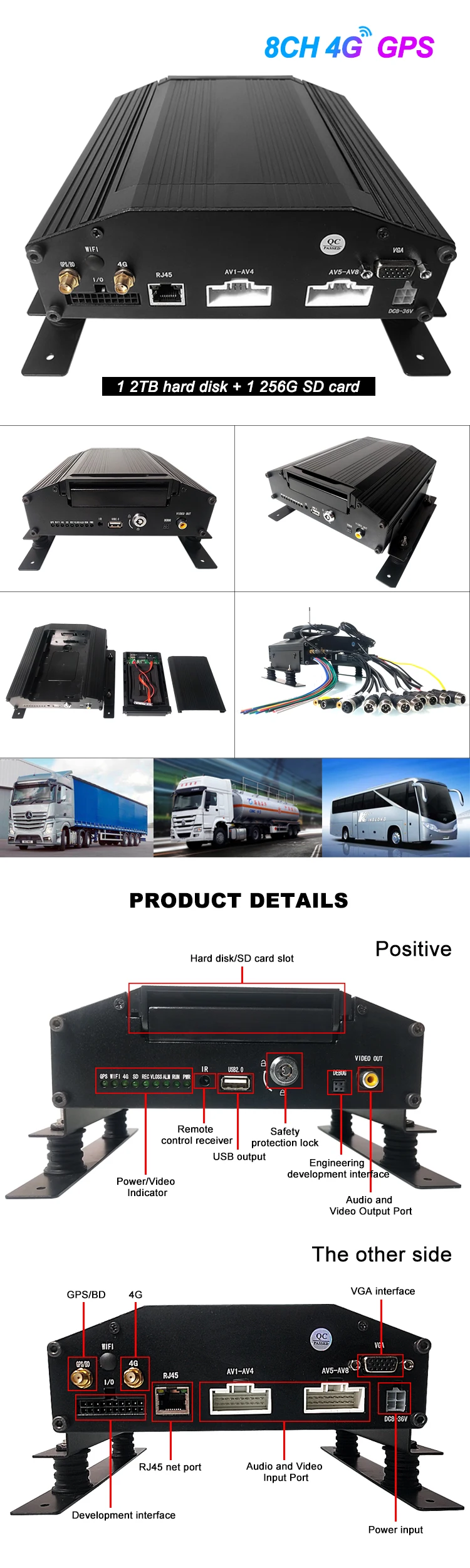 LSZ 8 канал MDVR 4G сетевая sd-карта+ hdd MDVR с gps отслеживанием мобильный Автомобильный видеорегистратор автобус/такси