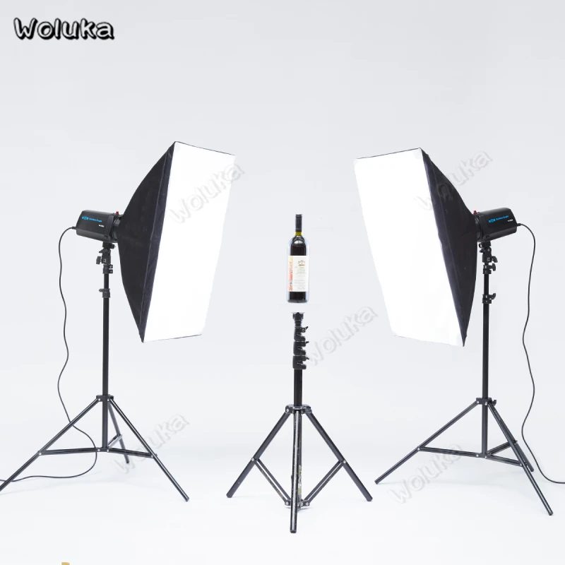 Два комплект для вспышки 250W GN65 с 2 стойка Softbox Комплект освещение для фотосъемки в студии для рекламной съемки CD50 T10