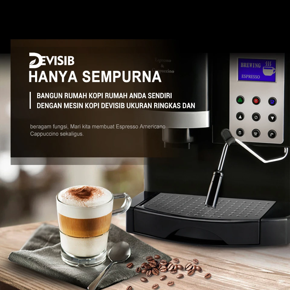 Mesin Kopi Pembuat Espresso Profesional 