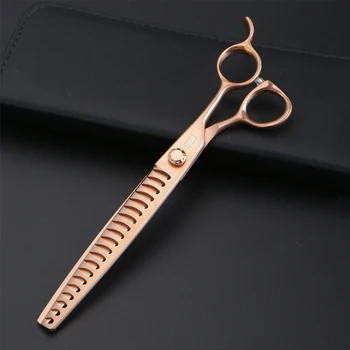 

Japan 440c 8.0 Inch Professional High-end Pet Dog Grooming Scissors Scissors For Dogs Thinning Shears Thinning Rate About 60%