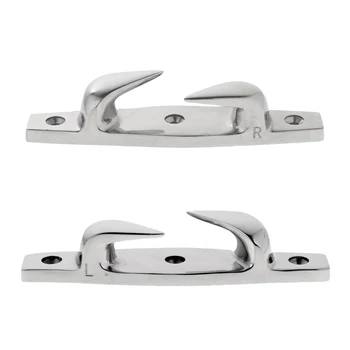 

6" 154mm 316 Stainless Steel Handed Fairleads Marine Boat Deck Skene Cleats