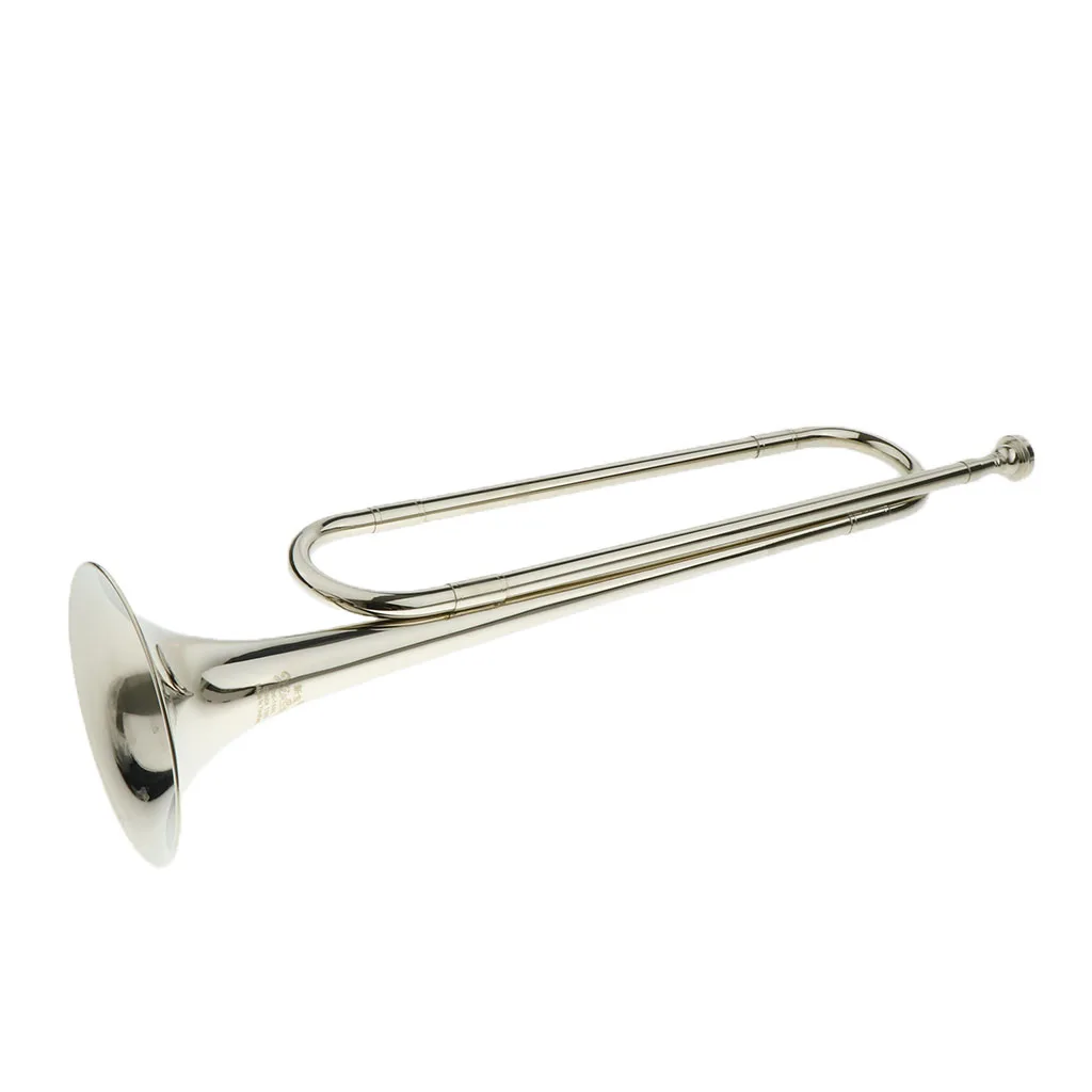 Латунный горлышко, B плоская кавалерийская труба серебро, музыкальный инструмент для детский школьный для детей группа студентов