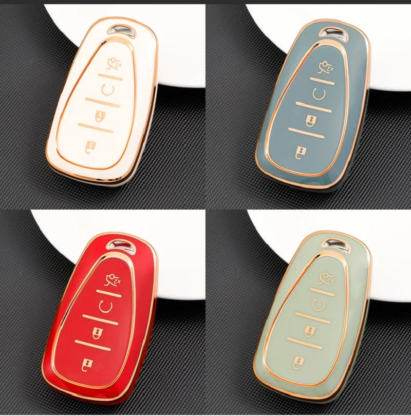 Copertura di protezione della custodia chiave dell'automobile in TPU per Chevrolet New Malibu XL Equinox supporto per Auto Shell Car-Styling accessori Auto coperture chiave - H2e9c5d78fe104ce4bc4e7de01bdd48f2c