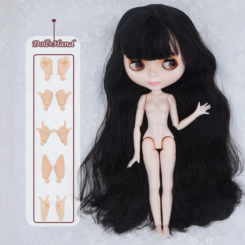 HNBL07 Neo Blyth кукла NBL на заказ блестящее лицо, 1/6 BJD шарнирная кукла Ob24 кукла Blyth для девочки, игрушки для детей BNL05 - Цвет: HNBL07